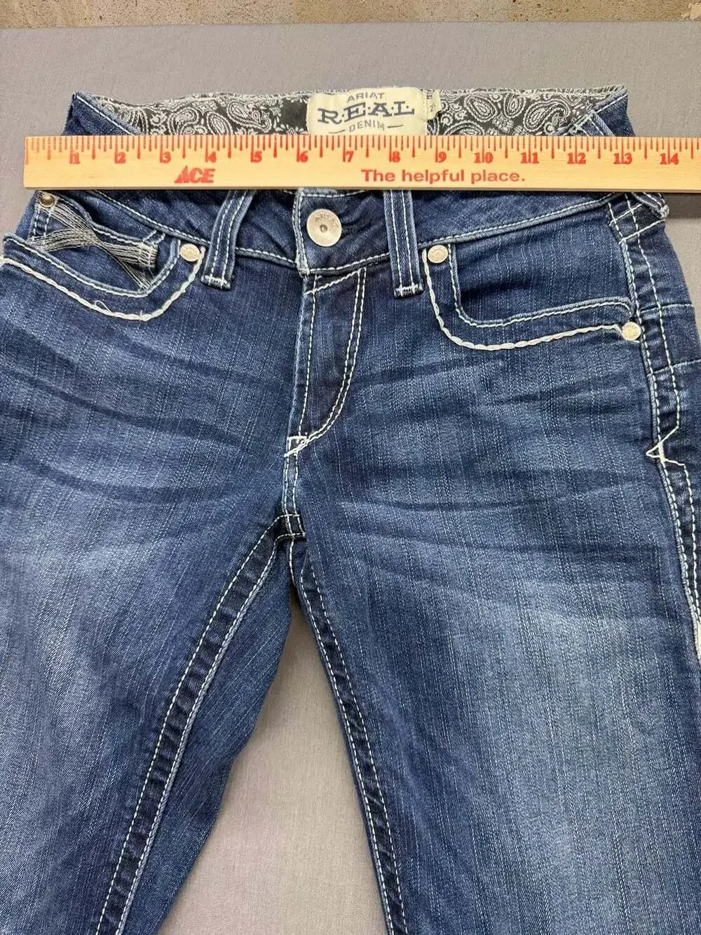 Ariat REAL Denim Women's Bootcut Jeans with Contrast Stitching